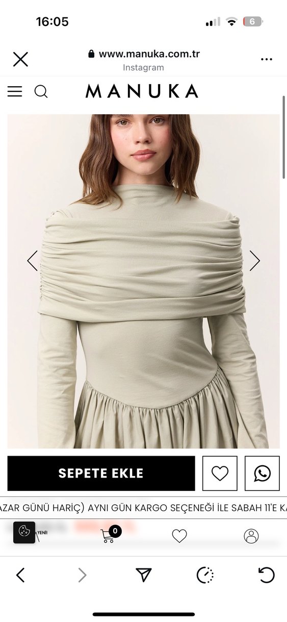 Manuka Uzun Elbise - Görsel 4