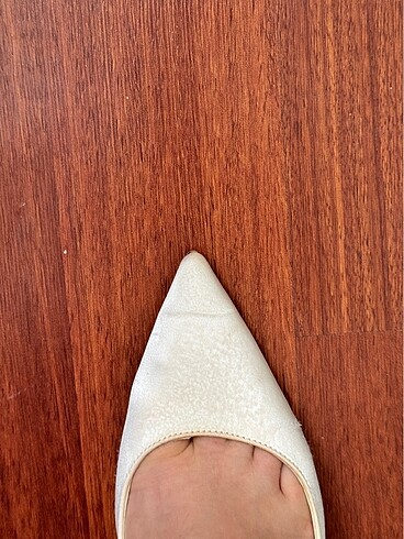 39 Beden beyaz Renk Kırık beyaz stiletto