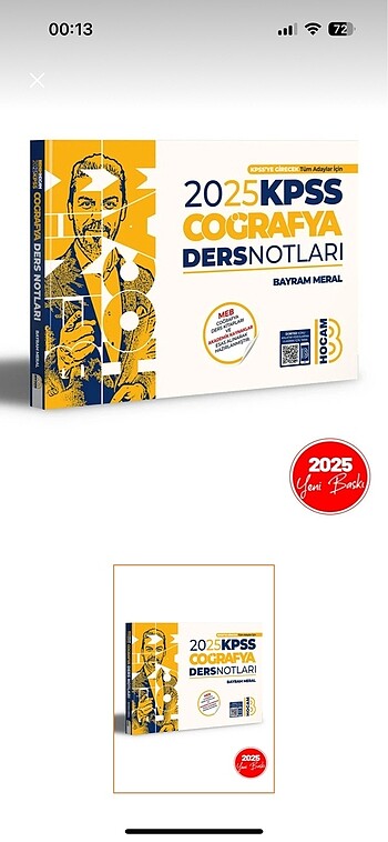 Benim hocam video ders notu 2025 coğrafya Bayram Meral