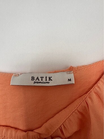 m Beden turuncu Renk Batik tulum