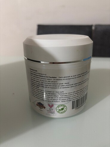 bentonit kili yüz maskesi - Görsel 2