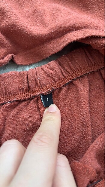 s Beden turuncu Renk yumoş pijama takımı sorunsuz temiz kullanıldı