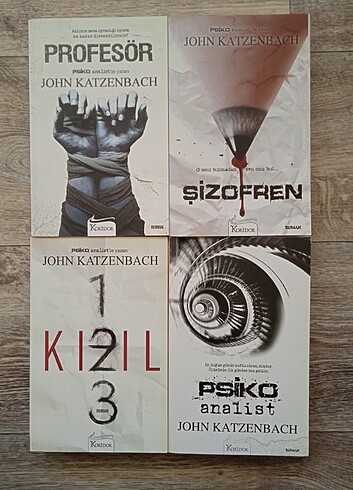 4 adet John Katzenbach Romanı