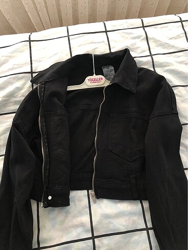 Crop Denim Ceket - Görsel 5