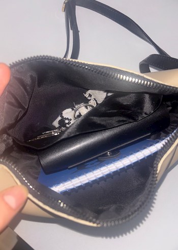 Bej Baget Çanta - Görsel 3