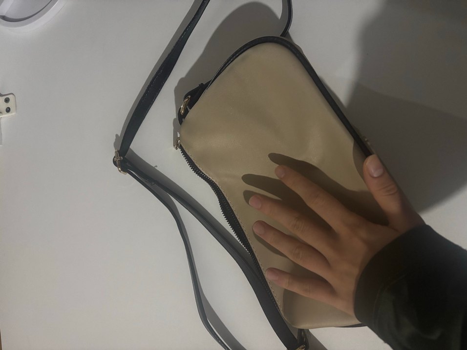 Bej Baget Çanta - Görsel 4