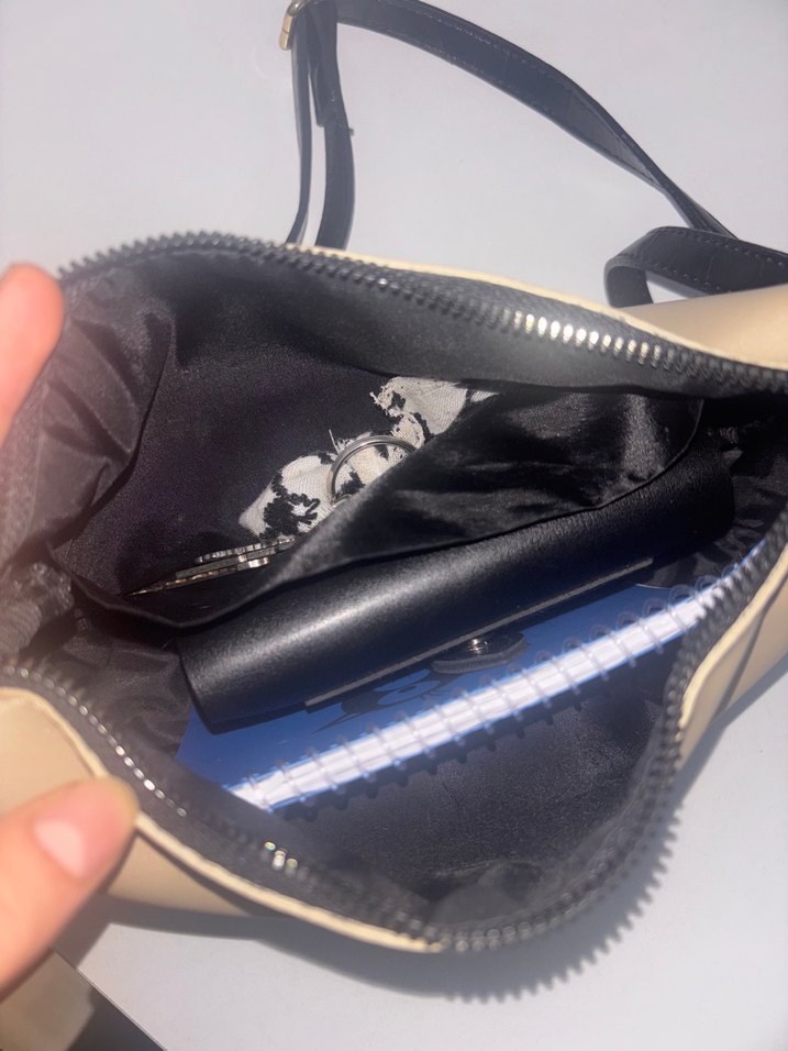 Bej Baget Çanta - Görsel 3