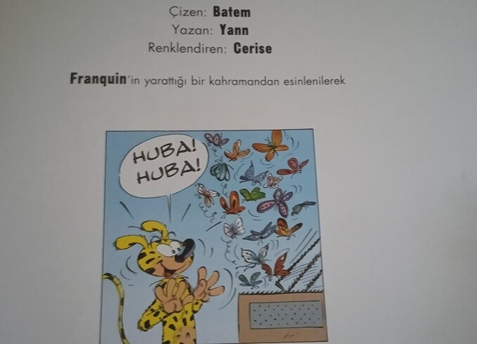  Üretimi bitmiş Marsupilami çizgi romanı 