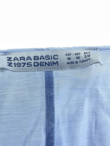 m Beden mavi Renk Zara Bluz %70 İndirimli.