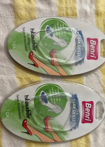 Benri Jel Ayak Desteği 1 Çift Tekrar Kullanılabilir - Görsel 2