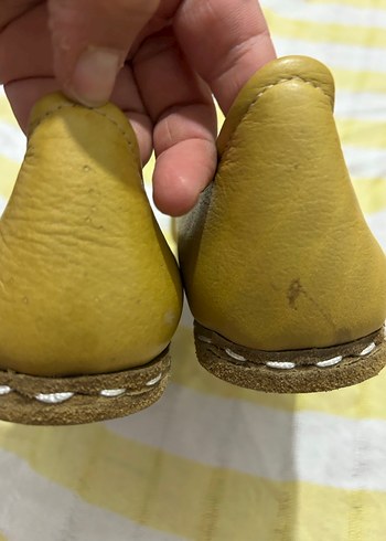 38 Beden sarı Renk Gaziantep yemeni çarık espadril