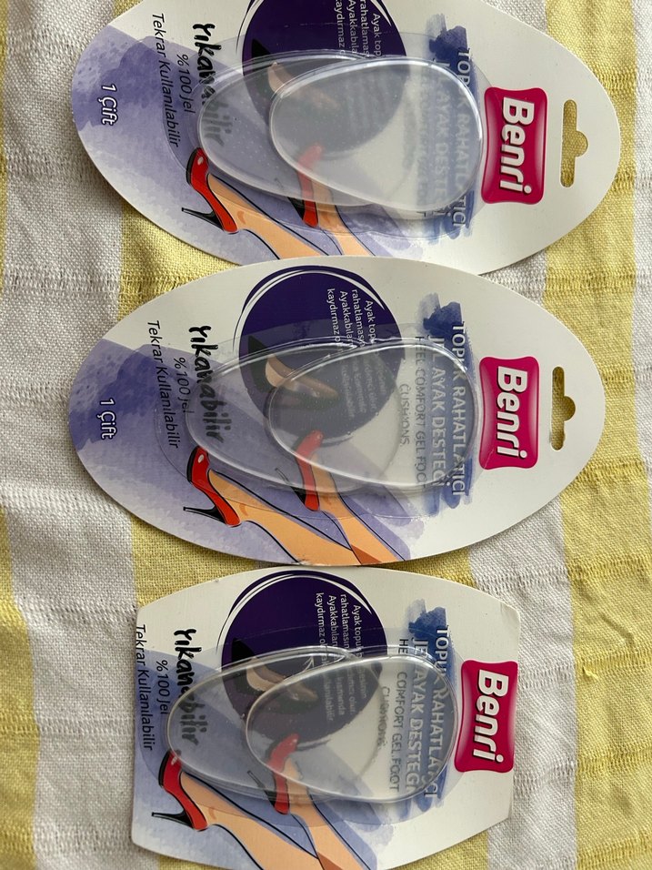 Benri Topuk Rahatlatıcı Jel Ayak Desteği 1 Çift - Görsel 4