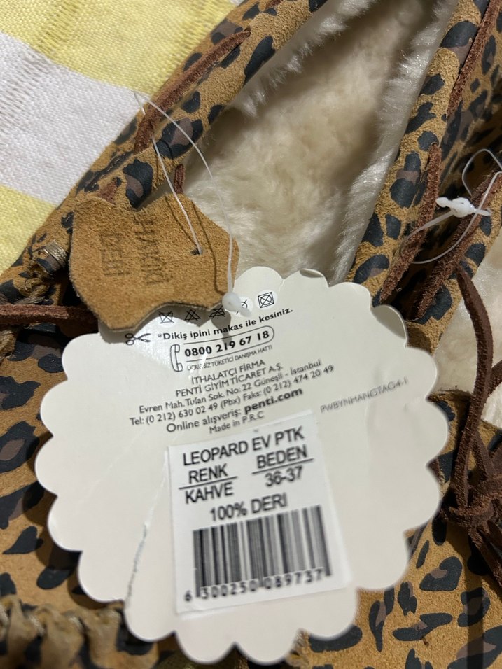 Penti ev ayakkabı, babet, panduf - Görsel 4