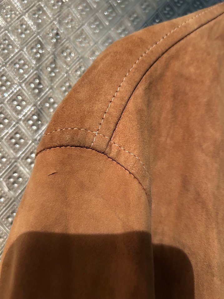 Vintage güderi mont - Görsel 4