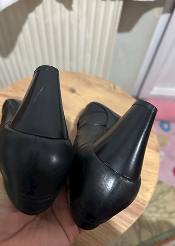 İnci Siyah Kadın Klasik Topuklu Ayakkabı - Görsel 6