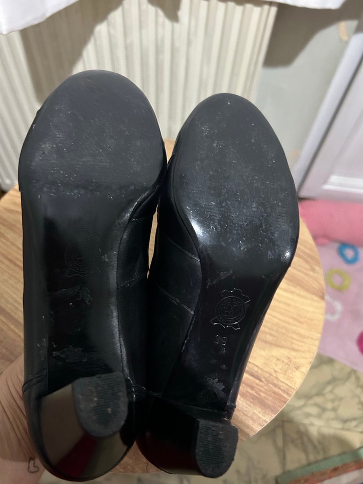 İnci Siyah Kadın Klasik Topuklu Ayakkabı - Görsel 5