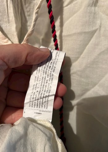 Mango Nakışlı Püsküllü Bohem Uzun Kollu Bluz - Görsel 8