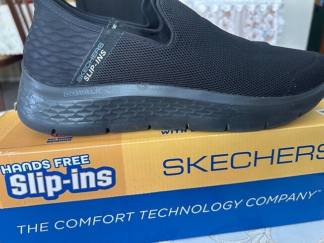 43 Beden siyah Renk Skechers Air Cooled Memory Foam Ayakkabı