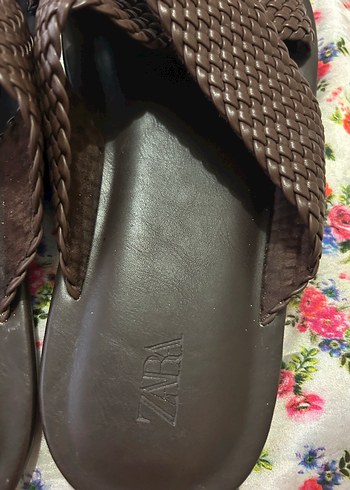 Zara deri sandalet - Görsel 4