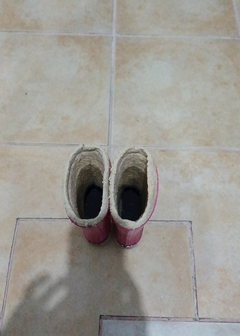 Pembe Kız Çocuk Kürklü Bot - Görsel 5