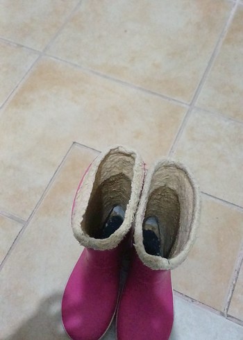 Pembe Kız Çocuk Kürklü Bot - Görsel 7