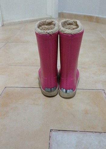 Pembe Kız Çocuk Kürklü Bot - Görsel 4