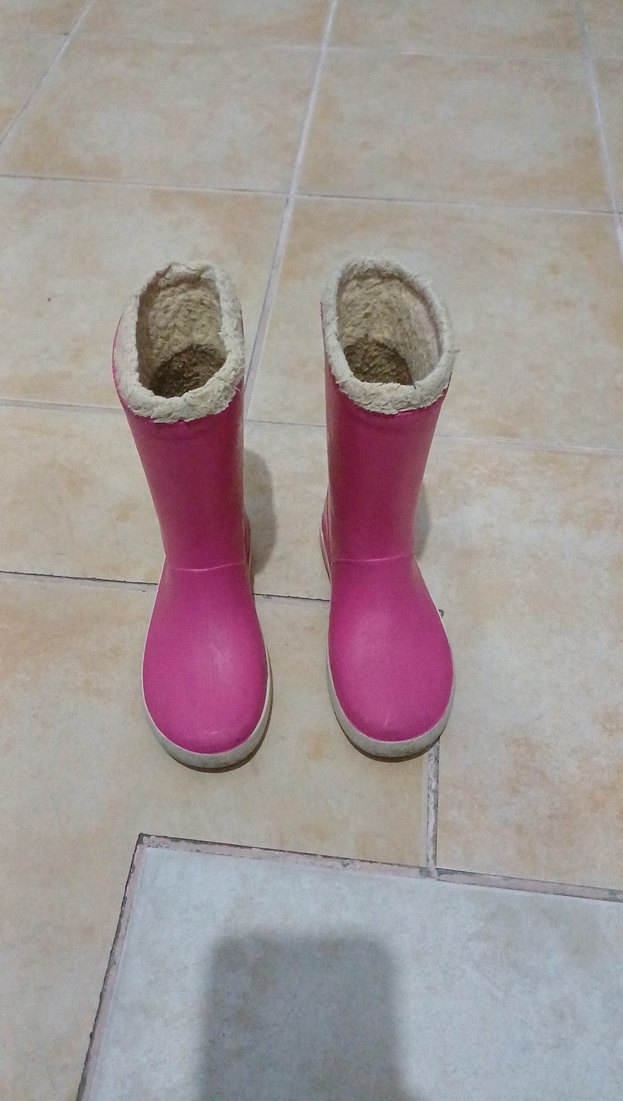 Pembe Kız Çocuk Kürklü Bot - Görsel 3