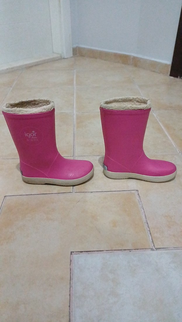 Pembe Kız Çocuk Kürklü Bot - Görsel 2