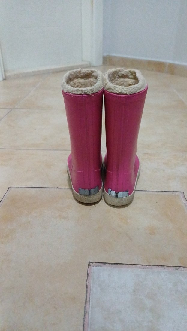 Pembe Kız Çocuk Kürklü Bot - Görsel 4