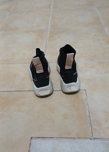 Zara Siyah Elastik Topuklu Sneakers - Görsel 5