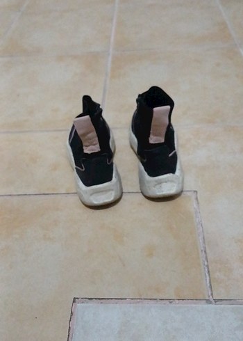 Zara Siyah Elastik Topuklu Sneakers - Görsel 4