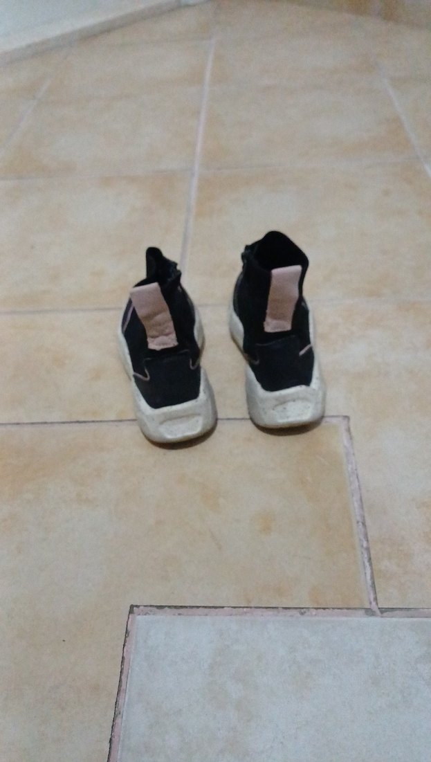 Zara Siyah Elastik Topuklu Sneakers - Görsel 4