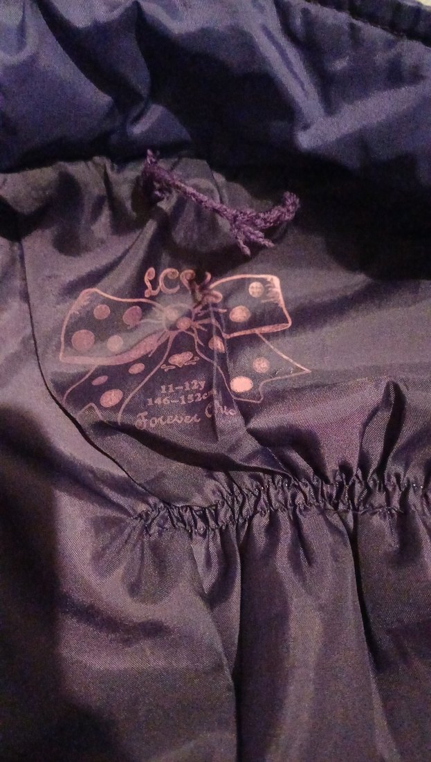 Kız Çocuk Mor Düğmeli Yelek - Görsel 4