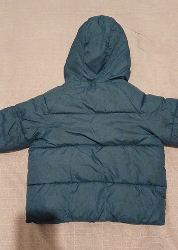 Zara Erkek Çocuk Maviz,hem fermuar hem düğmeli Kapüşonlu Mont. - Görsel 5