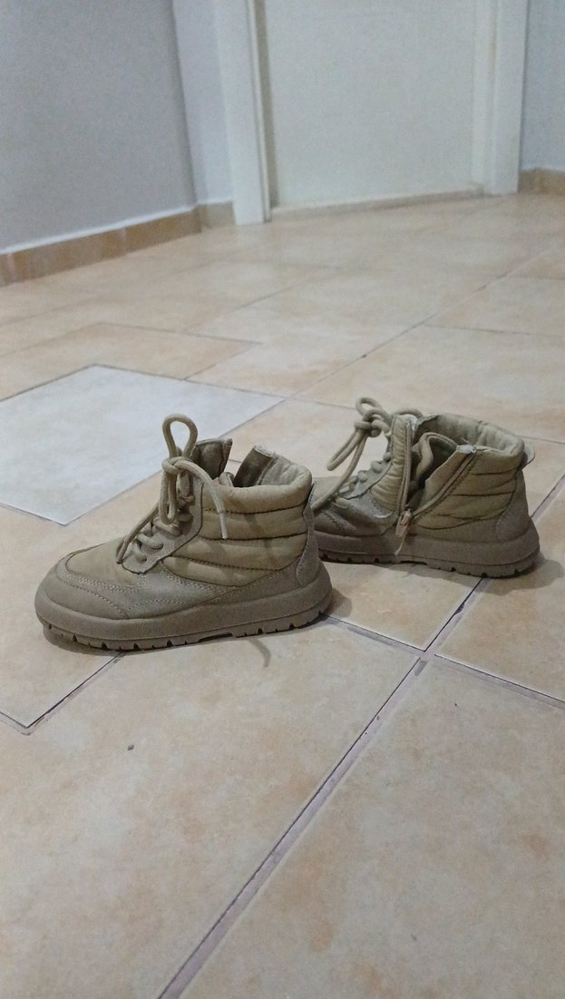 Zara Erkek Çocuk Bej Kamuflaj Desenli Bot - Görsel 3