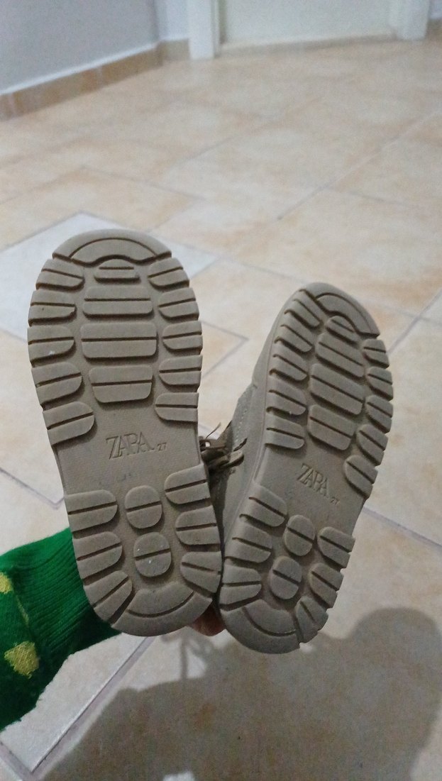 Zara Erkek Çocuk Bej Kamuflaj Desenli Bot - Görsel 5