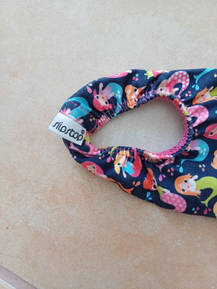 Renkli Baskılı Kız Bebek Havuz terliği - Görsel 2