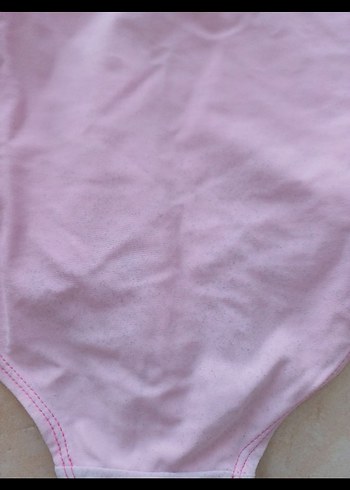 Kız Çocuk Pembe Volanlı Mayo - Görsel 5