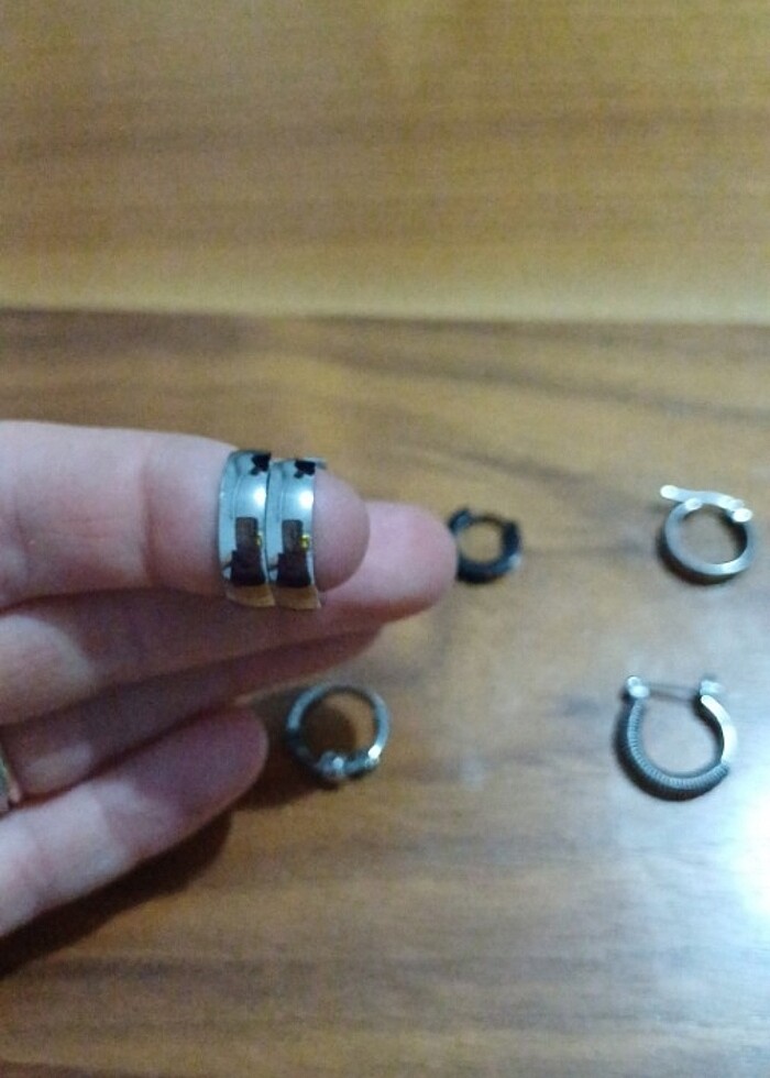 Çelik küpe - Görsel 2