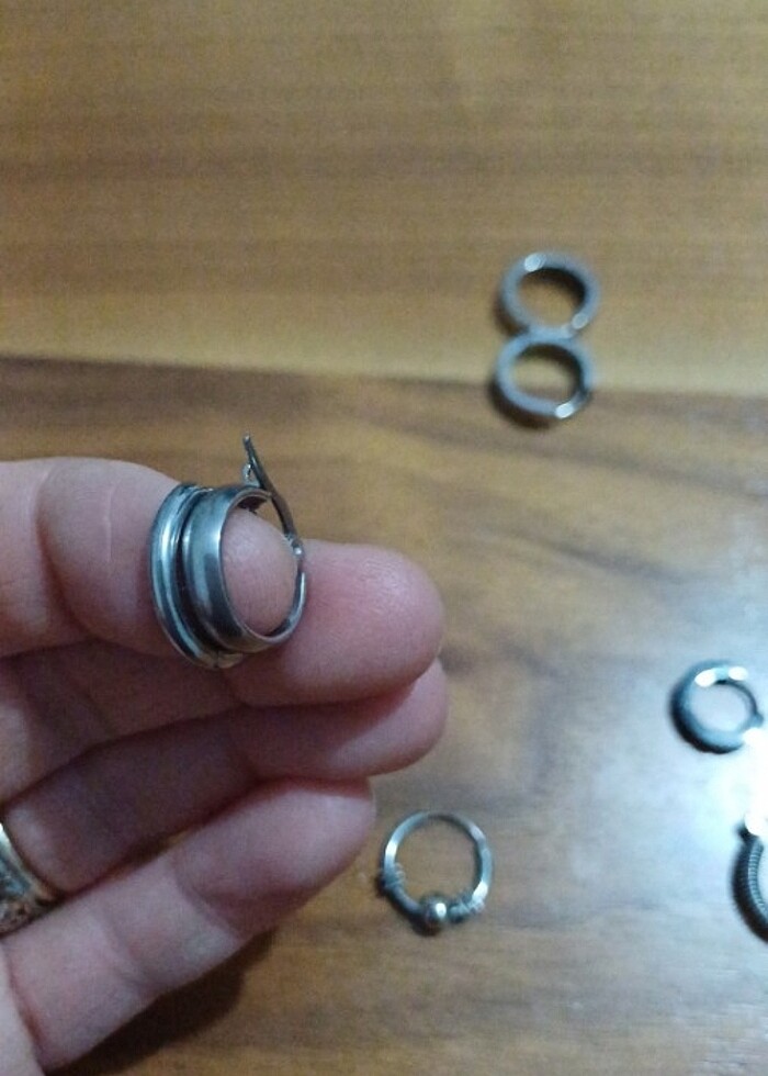 Çelik küpe - Görsel 3