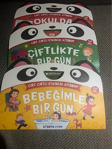 Bi Kutu Oyun Cırt Cırtlı kitap seti