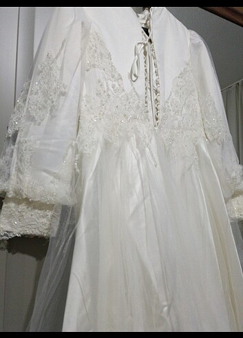 Özel dikim tesettür gelinlik  - Görsel 6