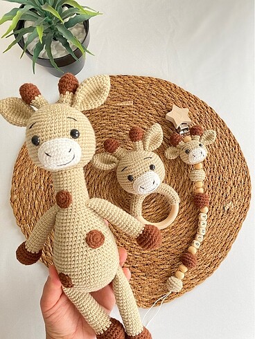 Amigurum zürafa set