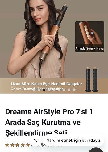 Dreame AirStyle Pro 7'si 1 Saç Kurutma ve Şekillendirme Seti - Görsel 2