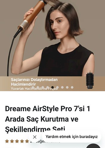 Dreame AirStyle Pro 7'si 1 Saç Kurutma ve Şekillendirme Seti - Görsel 3
