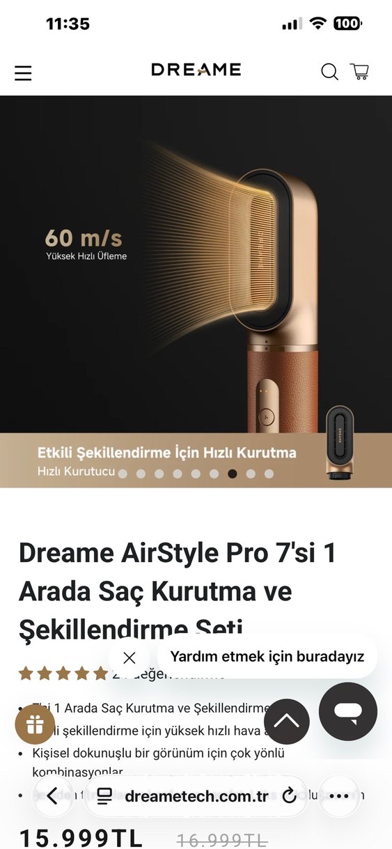 Dreame AirStyle Pro 7'si 1 Saç Kurutma ve Şekillendirme Seti - Görsel 5