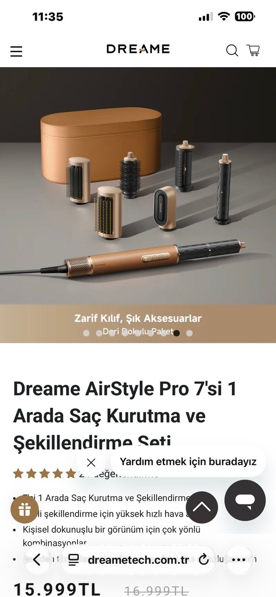 Dreame AirStyle Pro 7'si 1 Saç Kurutma ve Şekillendirme Seti - Görsel 4