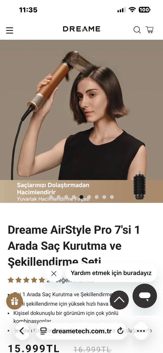 Dreame AirStyle Pro 7'si 1 Saç Kurutma ve Şekillendirme Seti - Görsel 3