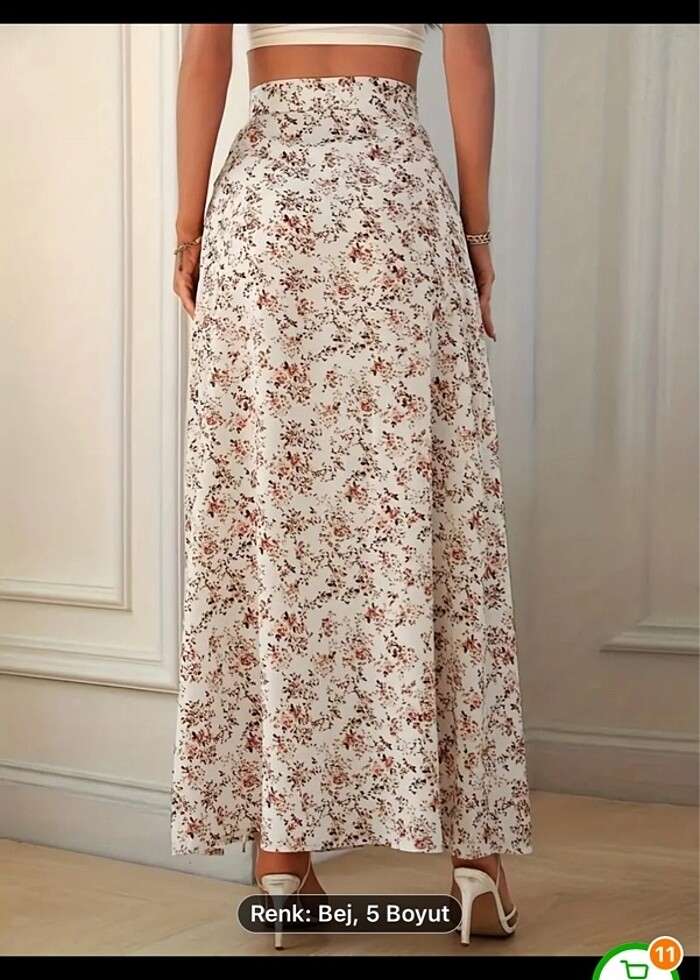 UZUN YIRTMAÇLI ETEK - Görsel 2