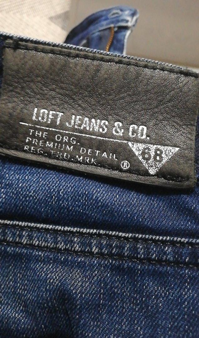 Parlak Mavi Bol Kesim erkek Jean - Görsel 4